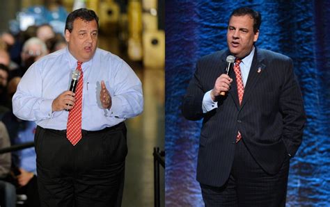 chris christie height and weight loss