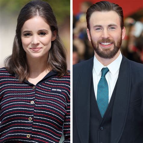 chris evans and his girlfriend