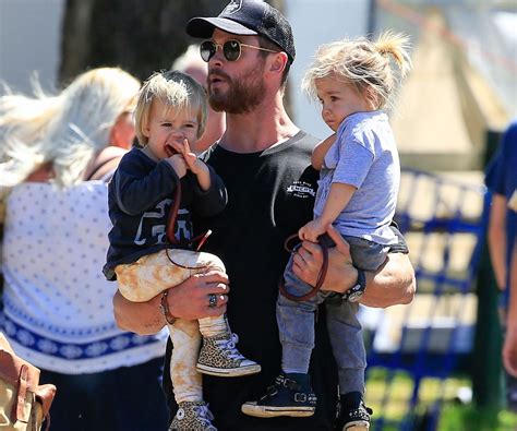 chris hemsworth children triplets