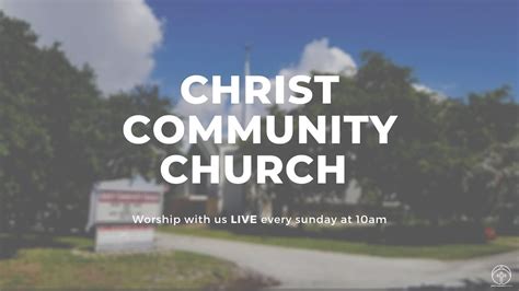 christ community church live