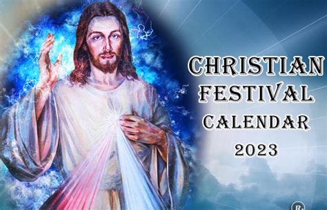 christans festivals in 2023