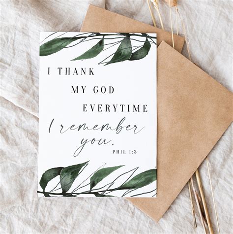 American Greetings Religious Thoughtful Thank You Card with Ribbon