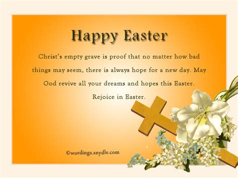 christian easter messages for cards