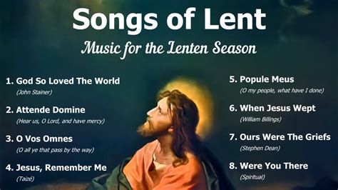 christian hymns for lent