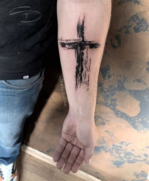 christian tattoos for men forearm
