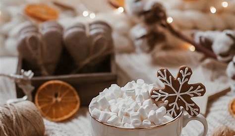 Christmas Aesthetic Brown Pin Itsfab17 Food Hot Chocolate