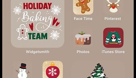 Christmas App Store Icons Aesthetic IOS 14 Free Download