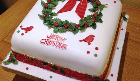 Christmas Cake Decorations Holly