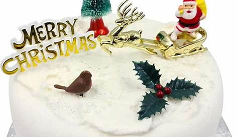 Christmas Cake Decorations On Amazon Decoration How To Decorate A Silent Night