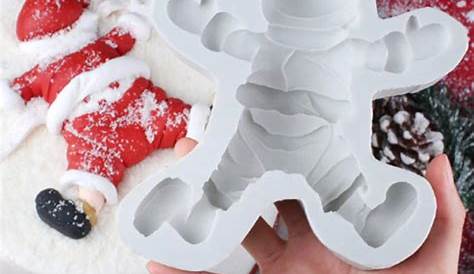 Christmas Cake Molds 1 Pc 3D Forms Silicone Sugarcaft Tree Silicone Mold