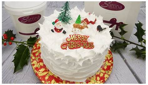 Christmas Cake With Royal Icing To Buy Our Family This Year! Rustic
