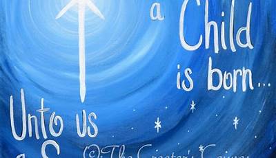 Christmas Canvas Paintings Bible Verses