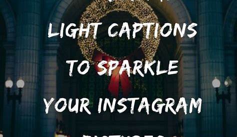 Christmas Captions About Lights