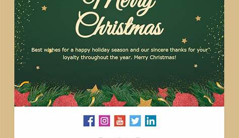 Christmas Card For Email Merry E Free s Online