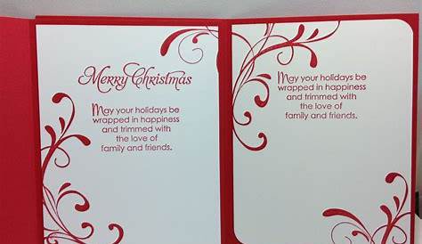 Inside card Christmas cards handmade, Christmas card verses, Greeting