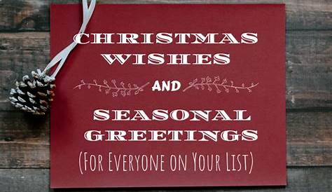 Christmas Card Message Examples s What To Write In A WishesMsg