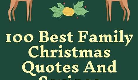 Christmas Card Sayings For Family 100 Best Quotes And