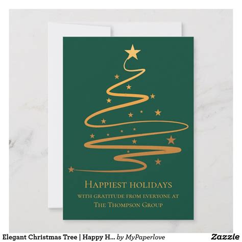 Merry Christmas & New Year! 2021 Gold Luxury Holiday Card