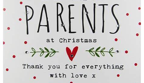 Christmas Cards Message For Parents Wishes {s Mom & DAD}