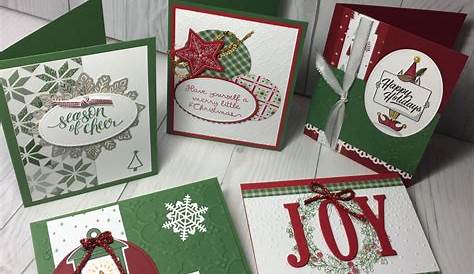 Christmas Card Swaps from Stampin Up! OnStage Stamped Sophisticates