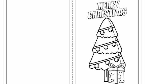Christmas Cards To Color Card ing Pages For Kids ing Pages