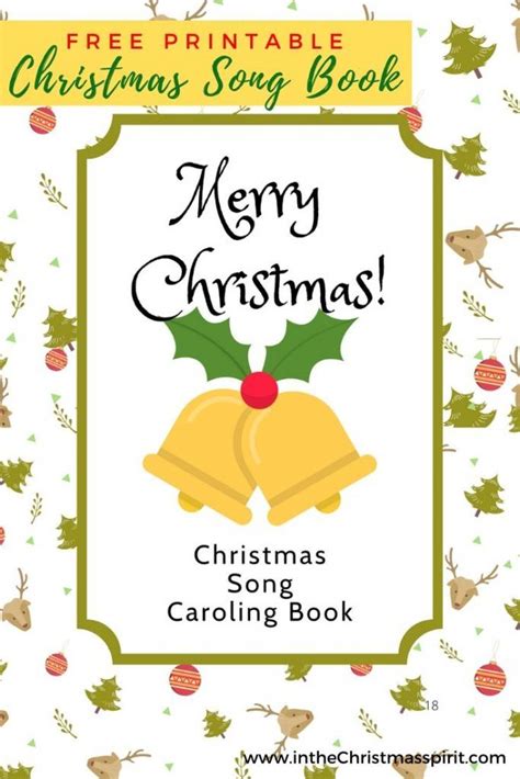 Christmas Caroling Song Books Printable