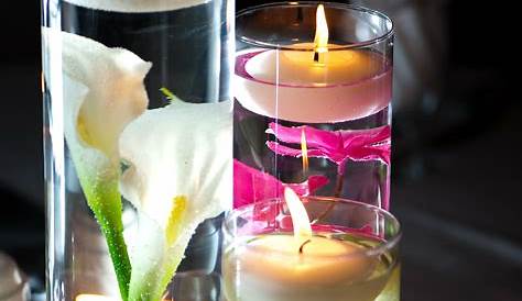 Christmas Centerpiece With Floating Candles Make These Quick & Easy For Your