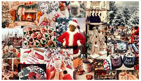 Christmas Collage Wallpaper Laptop Grinch The Grin's Story Is Shown In This
