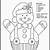 christmas color by number coloring pages