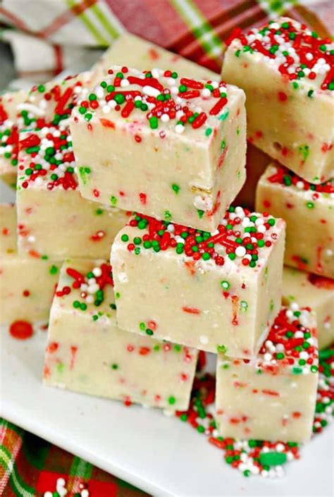 Sugar Cookie Christmas Fudge Recipe Only 5 Ingredients!
