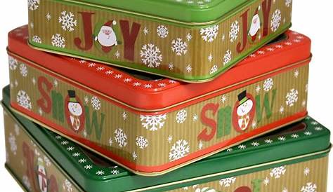 Christmas Cookies Tin Box Cookie es Bulk 12 Pack Kraft Large Holiday