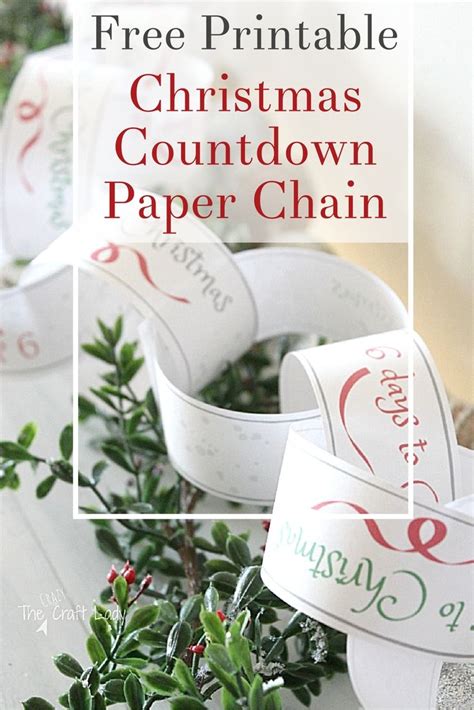 Counting Down To Christmas: Fun With Printable Chains