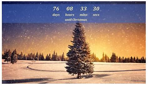 Christmas Countdown Live Wallpaper For Desktop
