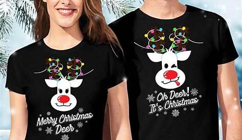 Christmas Couple Tee Shirts