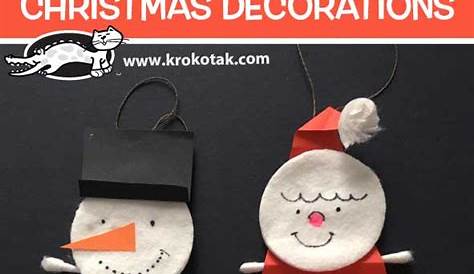 Christmas Crafts Krokotak Paper Santas Kids Xmas Diy
