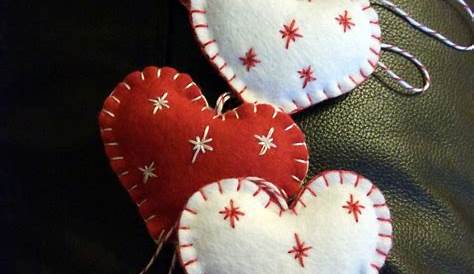 Christmas Crafts Made With Felt Ornaments