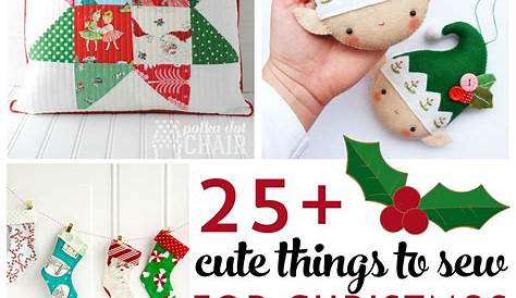 Christmas Crafts To Sew