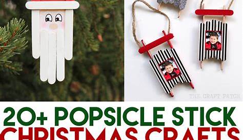 Christmas Crafts Using Popsicle Sticks Stick Tree Ornament