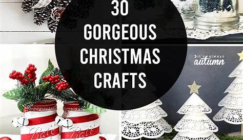 Christmas Crafts You Can Make At Home Super Easy And Cute Santa