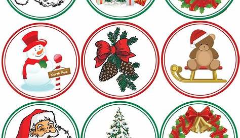 Cute Christmas Cupcake Toppers - Free Printables