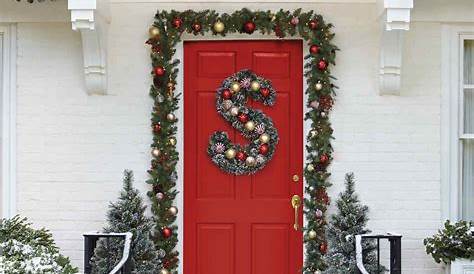 Christmas Decor Front Door Ideas With Cheerful And Cozy Vibes