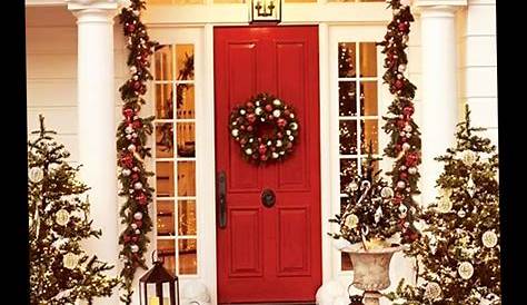 Christmas Decor Ideas For Front Door 35 ations