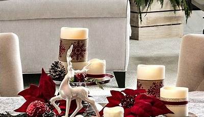 Christmas Decor Ideas For Round Coffee Table