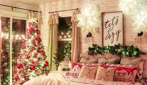 Christmas Decorated Bedroom