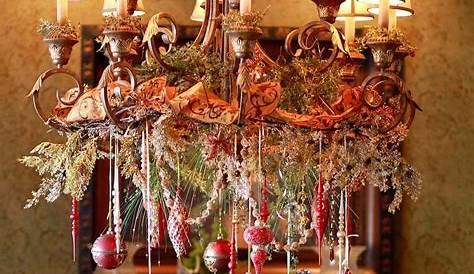 Christmas Decorating Ideas For Dining Room Chandelier Holiday Decor