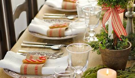 Christmas Decorating Ideas Table Settings 15 Traditional Setting Home Design And Interior