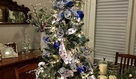 Christmas Decorations Ideas Blue And Silver