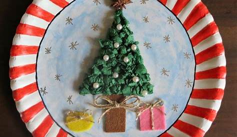 Christmas Decorations Using Paper Plates Plate Wreath Craft Glitter On A Dime