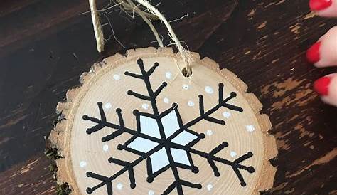 Christmas Decorations With Wood Circles For Kids Rustic Ornaments