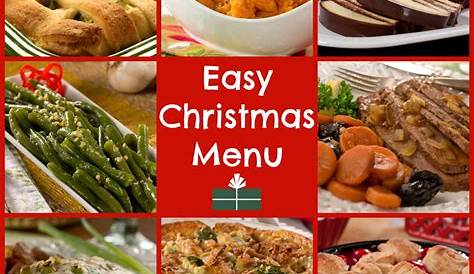Christmas Dinner Menu List Ideas Plan A Memorable Meal For Your Family